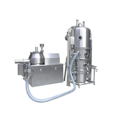 qualità  Pharmaceutical Factory Medicine Powder Granule Fluid Bed Dryer Granulator fabbrica
